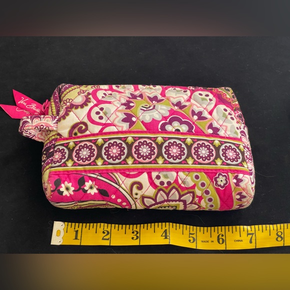 Vera Bradley Quilted Hobo Bag vintage Very Berry Quilted makeup cosmetic pink - Picture 4 of 7